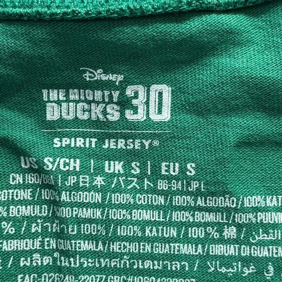 The Mighty Ducks 30th Anniversary Spirit Jersey - Men's Size S - Ice Hockey -GUC - Picture 7 of 12
